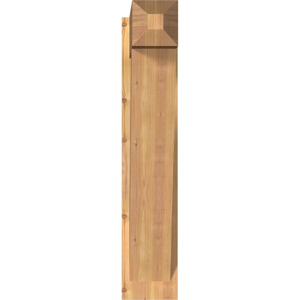 Traditional Craftsman Smooth Outlooker, Western Red Cedar, 7 1/2W X 26D X 38H